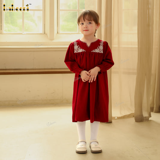 DR4469 – Silver Embroidered Flared Dress