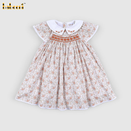 DR4549 - Autumn Rose Smocked Dress