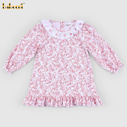 DR4552 - Rose Whisper Ruffle Dress
