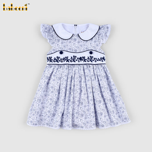 DR4560 - Navy Blossom Dress