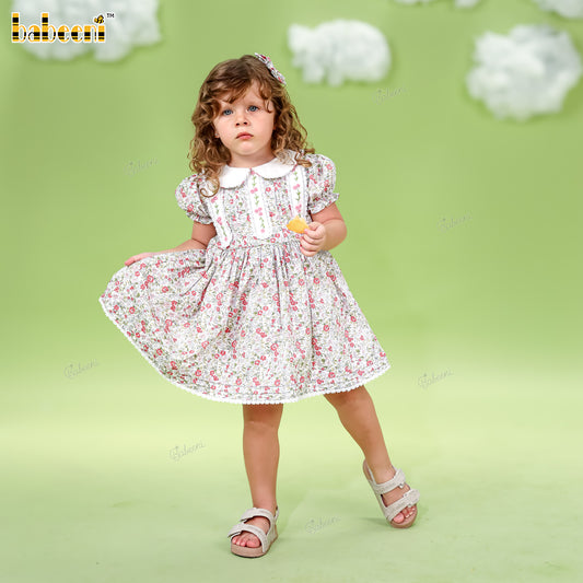 DR4561 - Enchanted Blossom Garden Peter Pan Collar Dress