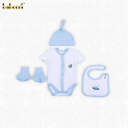 DR4582 – Space Explorer Newborn Gift Set – Sky Blue