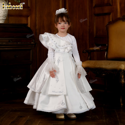 FC010 – Dubai Luxury Pearl Ruffle Fancy Dress