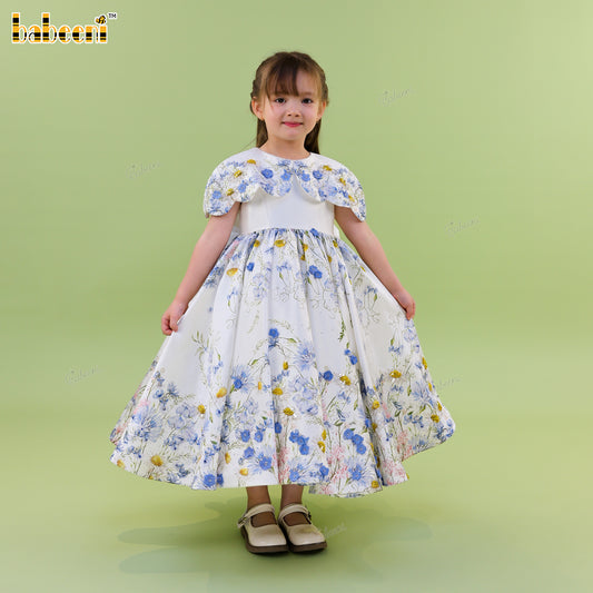 FC016 - Blue Meadow Blossom Dress