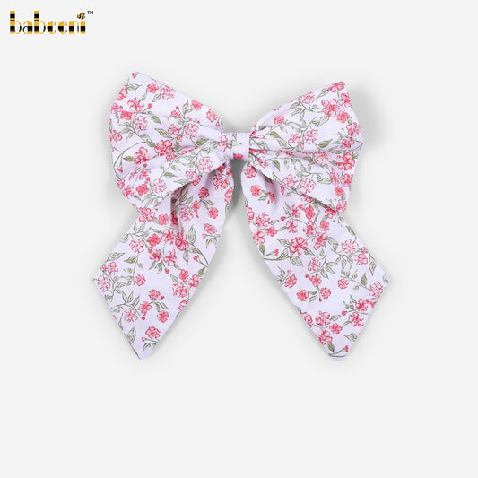 HB220 - Girls Floral Bow Hair Clip