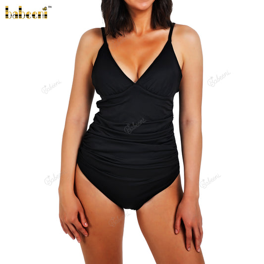 One Piece Swimsuit Women - Tummy Control, V Neck Bathing Suit - AMZ003