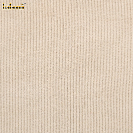 N81- Cream corduroy fabric