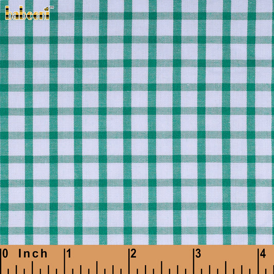 P5- Green window pane fabric
