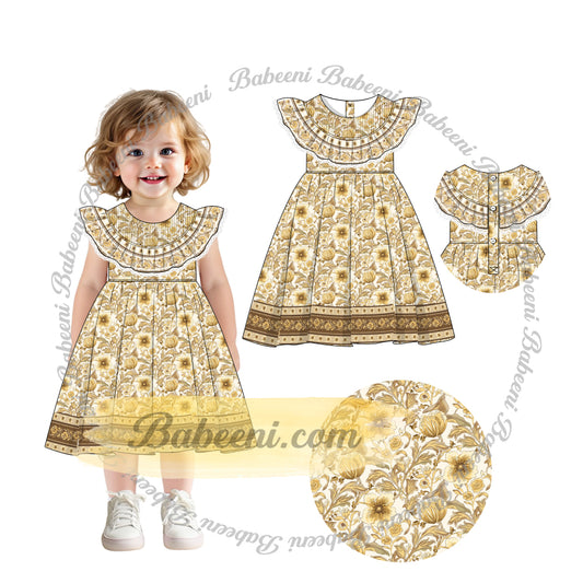 PP1006 - Lady pattern 2026 fabric ECO printing