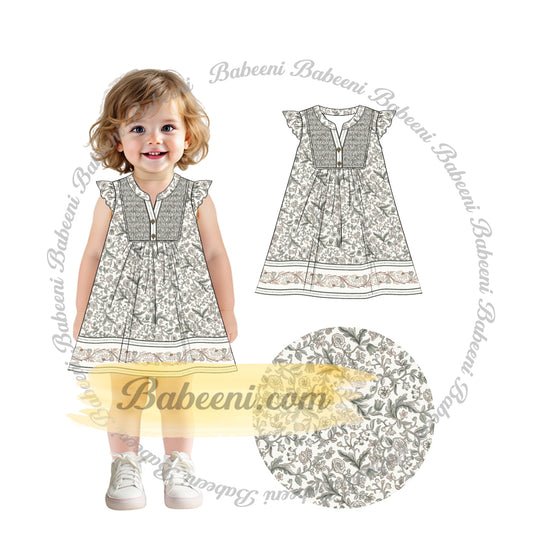 PP1008 - Lady pattern 2026 fabric ECO printing