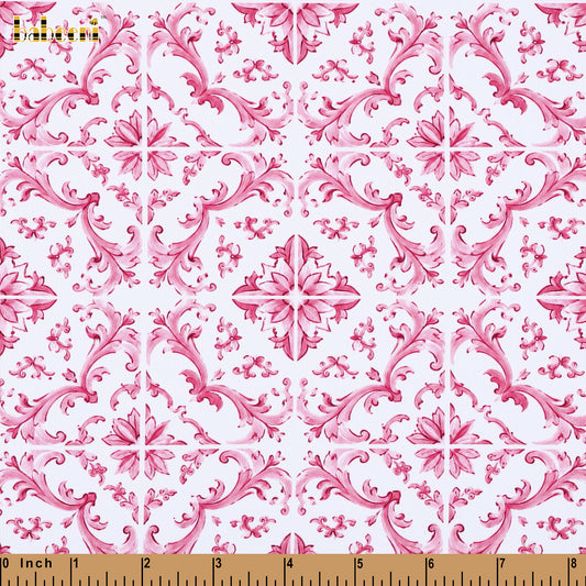 PP1054 – Floral Damask Print Fabric