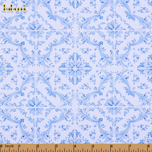 PP1055 – Blue Botanical Print Fabric