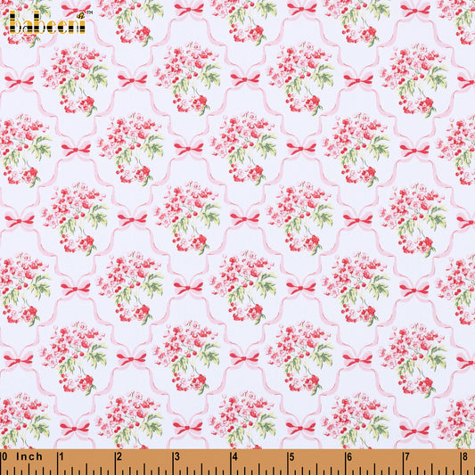 PP1081 - Pink Vintage Rose Fabric
