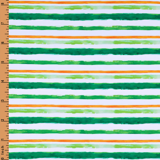 PP1090- Green & Gold Stripe