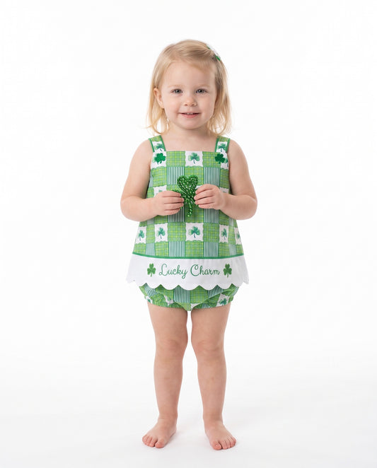 DR4659 - Shamrock Patchwork Bloomer Set