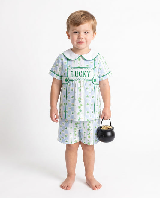 BC1486 - Shamrock Classic Boys Short Set