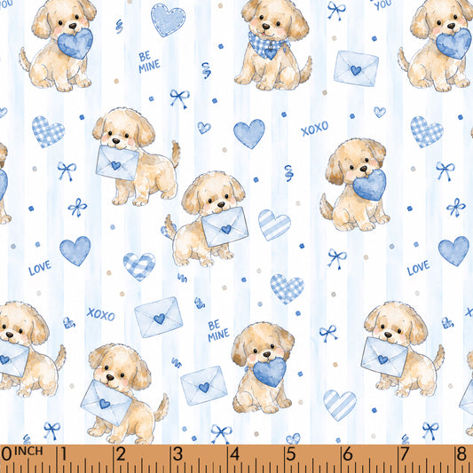 PP1108 - Blue Teddy Toile