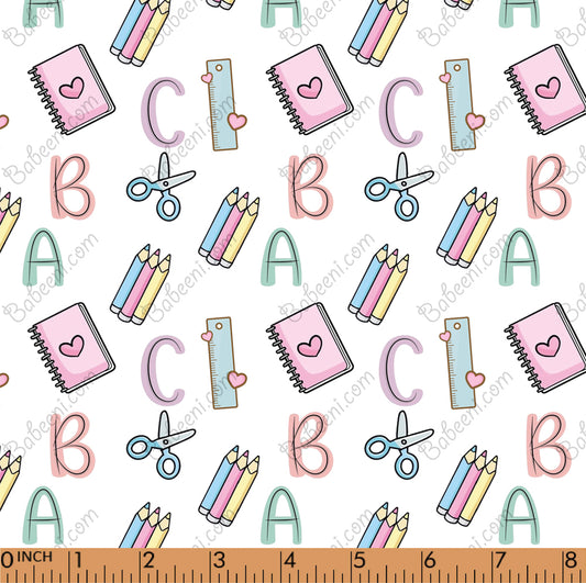 PP534 - Back to School pattern printed 4.0