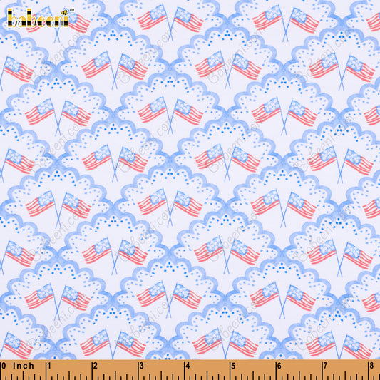 PP930 - US independence pattern fabric printing 4.0