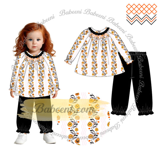 PP941-Halloween pattern fabric printing ECO