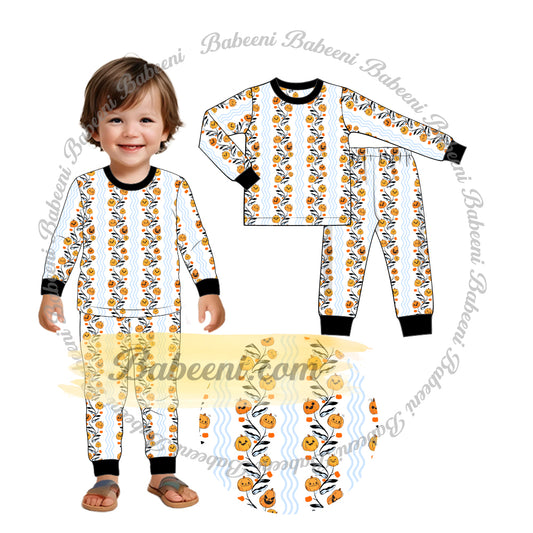 PP942-Halloween pattern fabric printing ECO