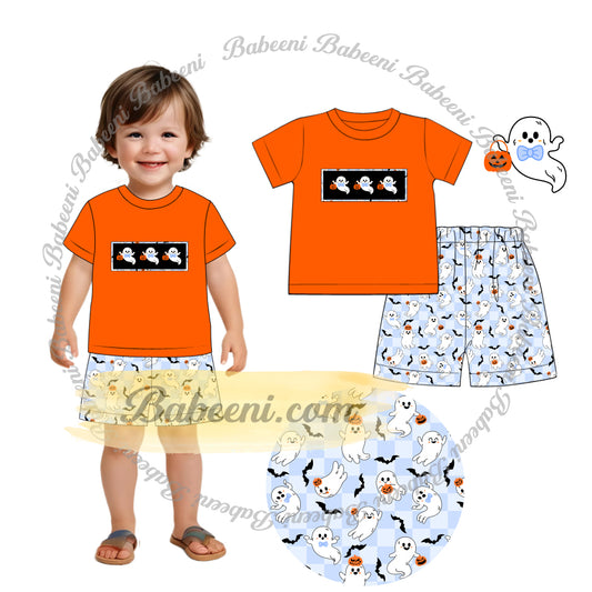 PP949-Halloween pattern fabric printing ECO