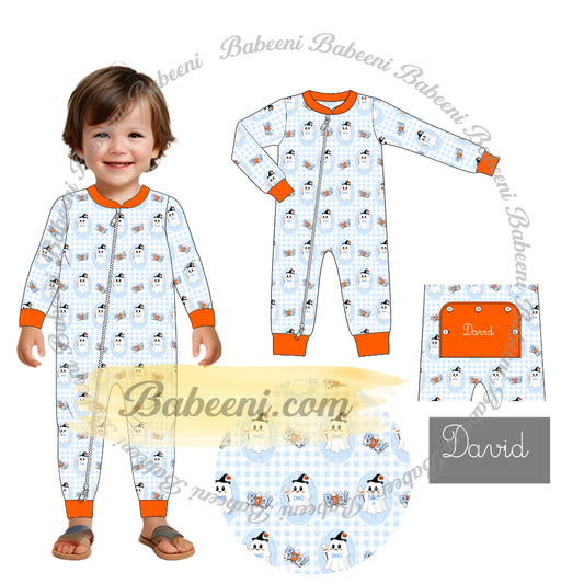PP951-Halloween pattern fabric printing ECO