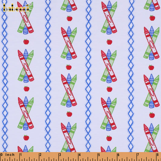 PP964 - Back to School pattern printed 4.0