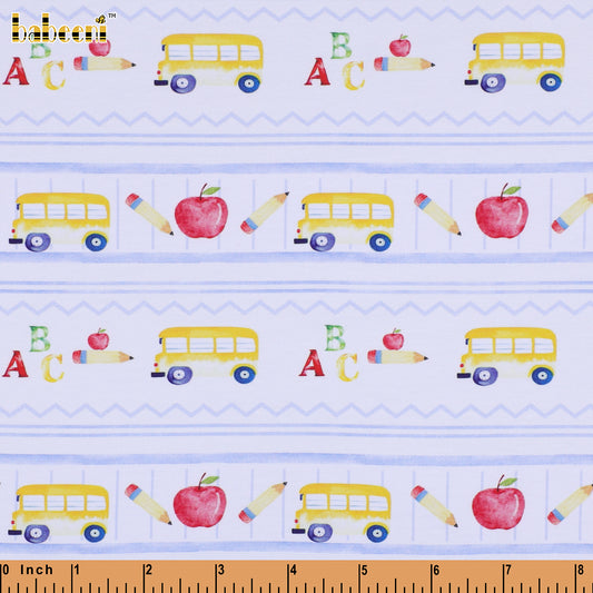 PP969 - Back to School pattern printed 4.0
