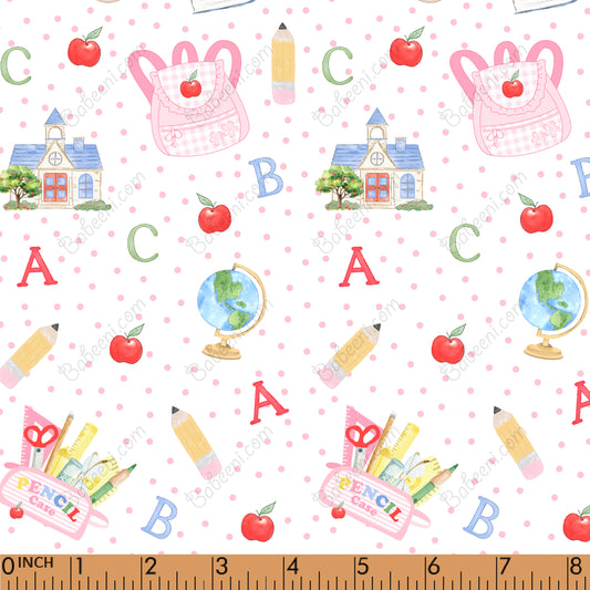 PP970 - Back to School pattern printed 4.0