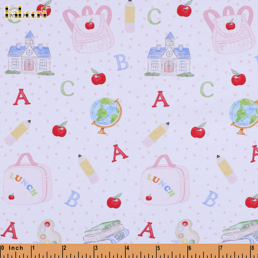 PP970 - Back to School pattern printed 4.0