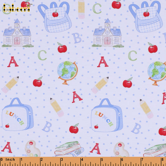 PP971 - Back to School pattern printed 4.0