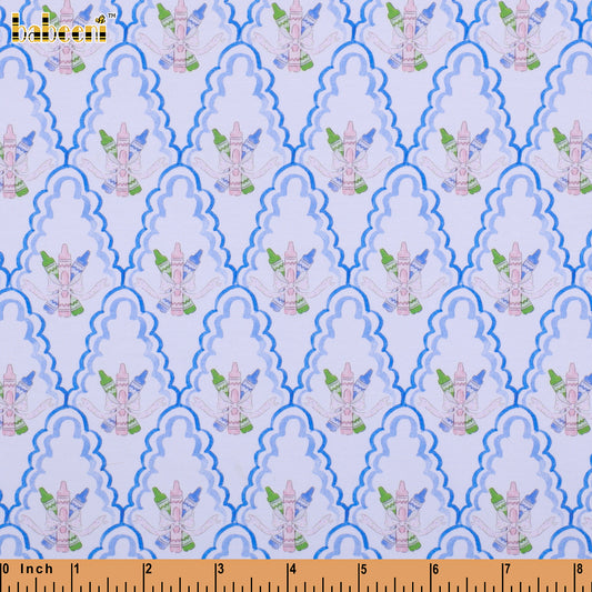 PP972 - Back to School pattern printed 4.0