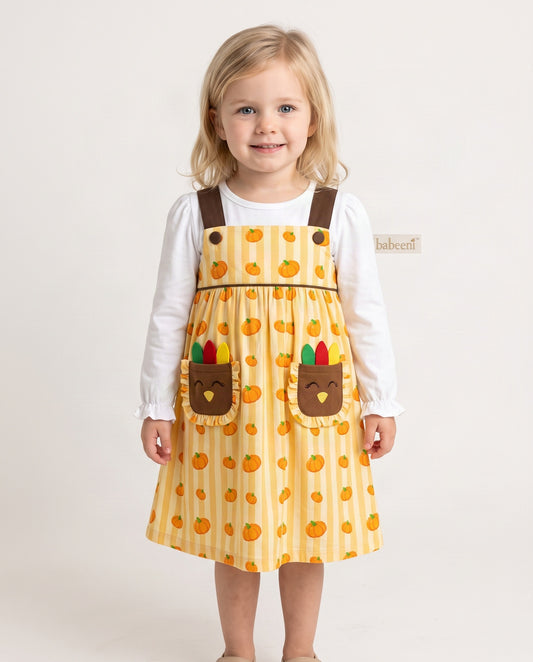 Girl Dress Turkey Pocket - DR4019