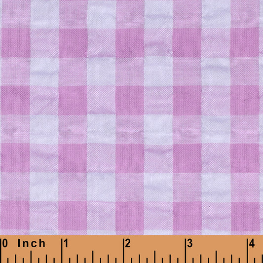 XB13.0 - Pink check seersucker