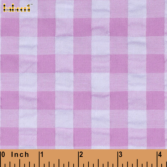 XB13.0 - Pink check seersucker