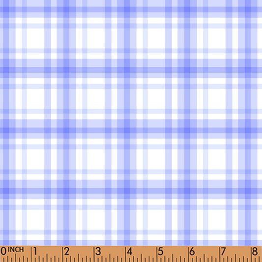 PP198 - navy blue plaid print 4.0