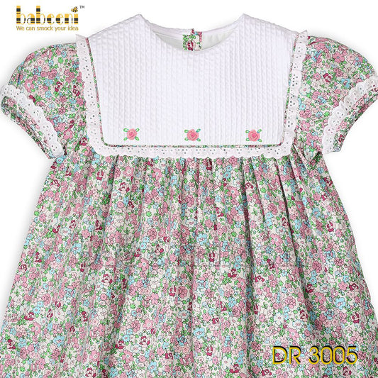 Tiny Vintage Floral Dress- DR 3005