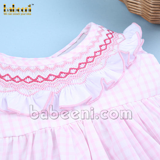 Geometric ruffle baby dress - DR 3303