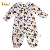 Baby smocked flying duck bubble - DR 3055