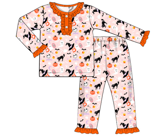 K362- cat, Boo pink knit printing 4.0