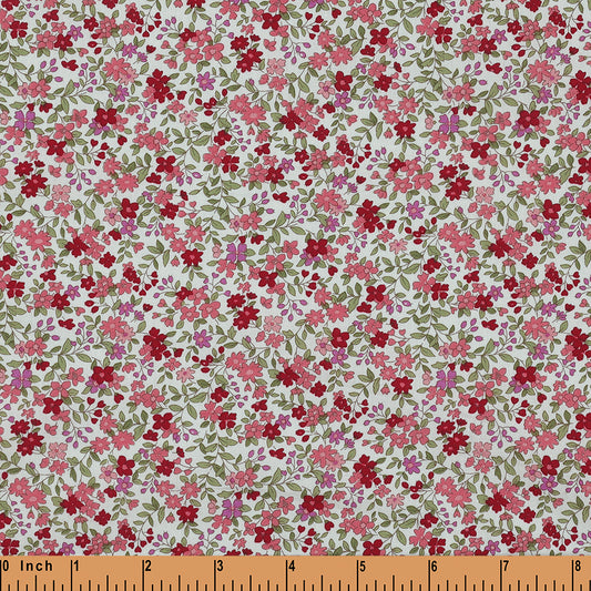 F200- Bright rose, Confetti pink floral