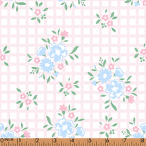 PP167- pink Floral printing in 4.0 fabric