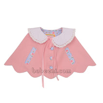 Pinky angel flower Trench coat - CT 18