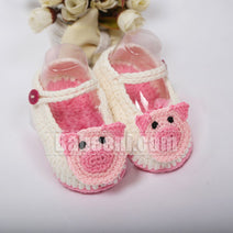 Pink  Piggy Shoes for Little Baby- CAS 19