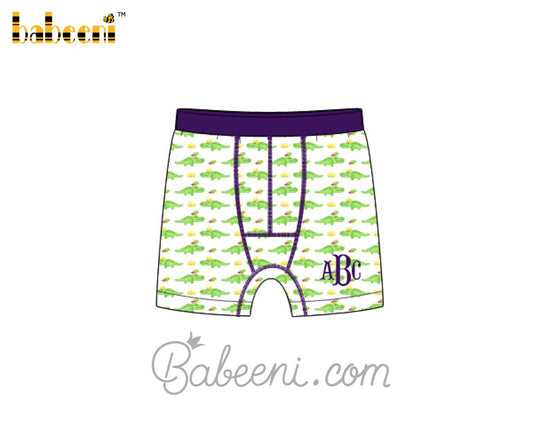 Alligator printed boy underwear - UB 07