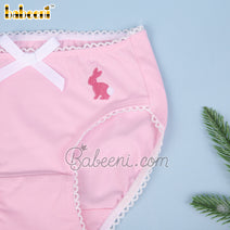 Cute bunny embroidery baby underwear - UG 10