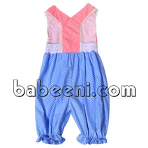 Beautiful Y back cut-out bubble for little girl - DR 2399