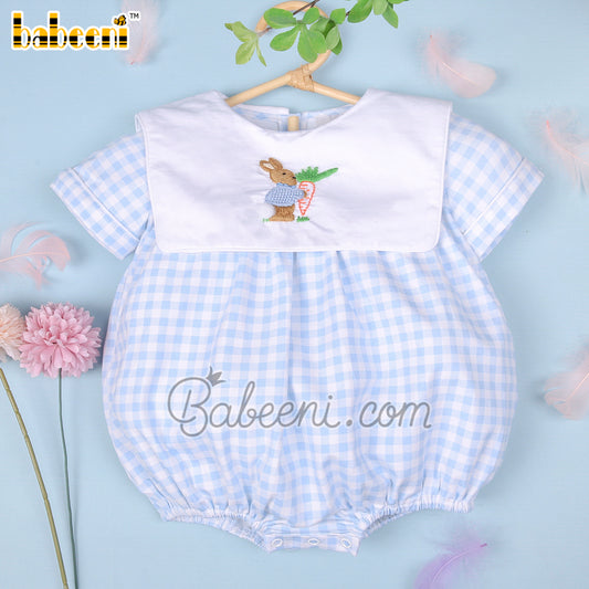 Rabbit Hand embroidery boy bubble – BC 1027