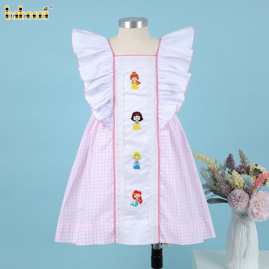 Girl Princess Hand Embroidered Dress - DR3784